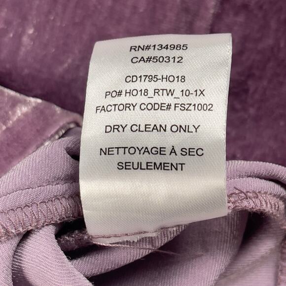 For Love‎ & Lemons Viva Velvet Deep V Mini Dress in Lilac Womens XS - Picture 11 of 15